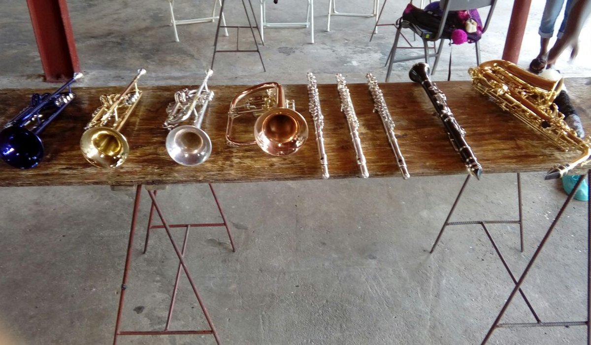 Brass and Woodwinds donated by Supporters from Baltimore, USA