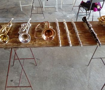 Brass and Woodwinds donated by Supporters from Baltimore, USA