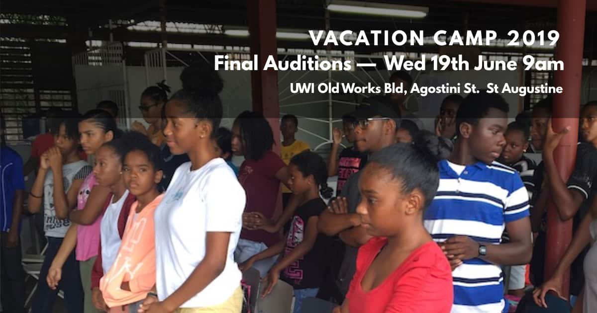 Final Vacation Camp Auditions